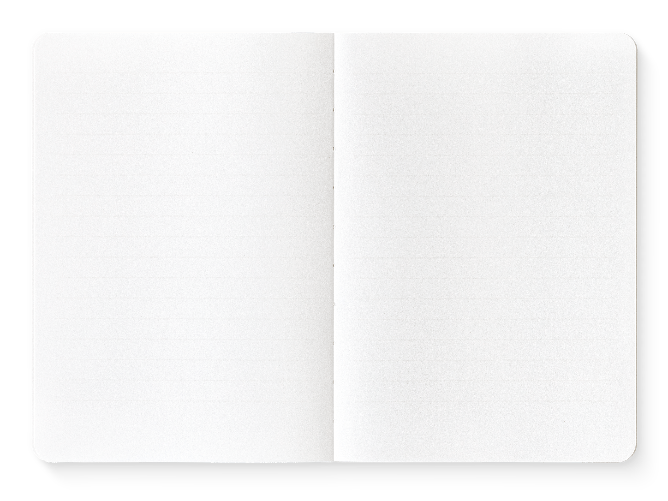 Blank Notebook showing watermark lines 